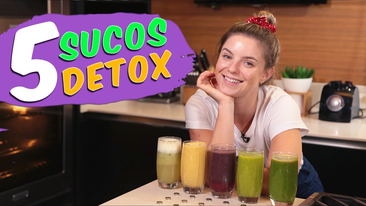 5 Receitas De Sucos Detox [sucos Detox Para Emagrecer E Desinchar]