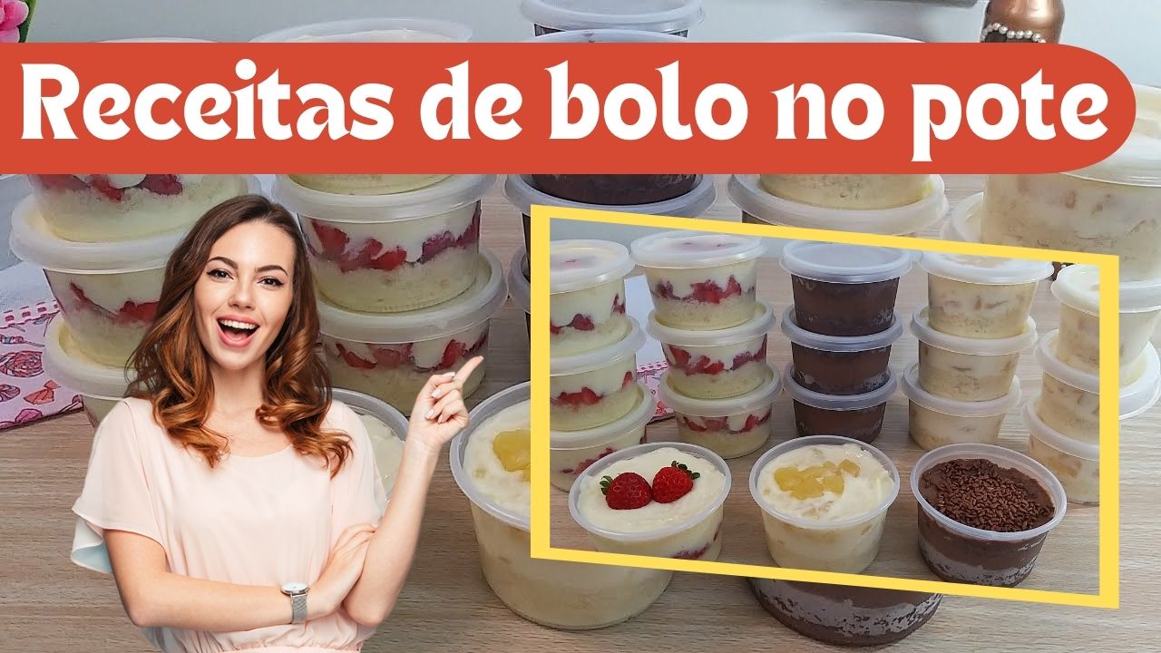 Receitas De Bolo No Pote Gourmet Deliciosas Grátis Passo A Passo 3610